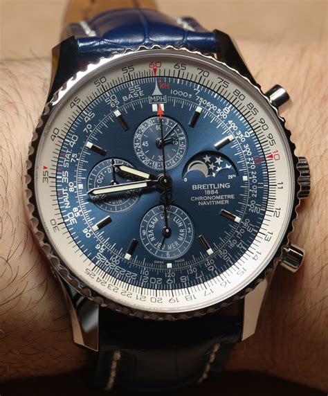 breitling navitimer 1461 limited edition blue watch hands-on|Breitling Navitimer 1461.